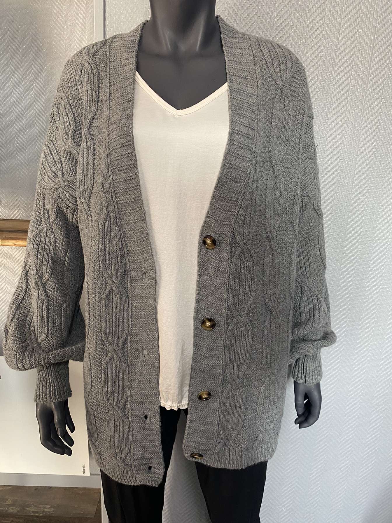 Gilet bouton 3503